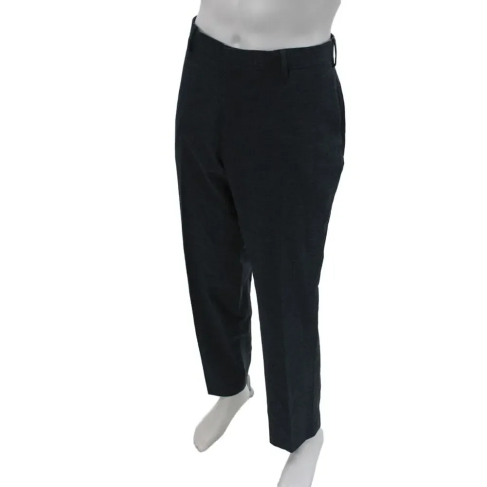 J Crew Mens Blue Dress Pants Zip Fly 32 Inseam Size 38